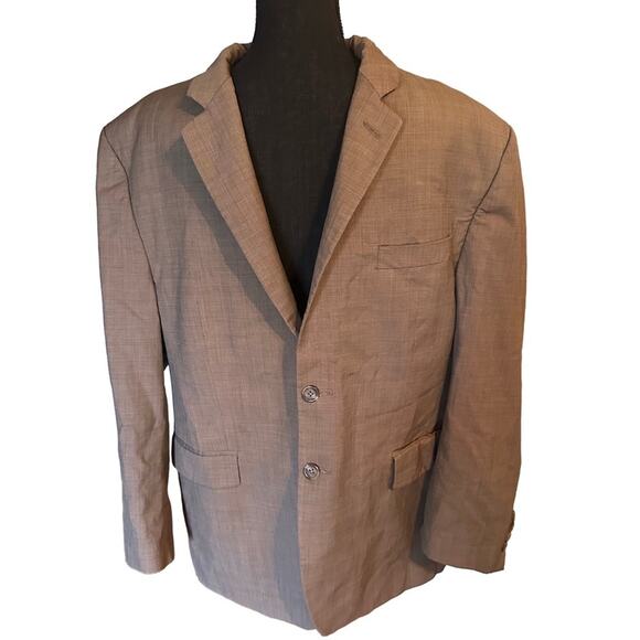 Lauren Ralph Lauren Light Brown Blazer Jacket – Men’s 44R Classic Style - Picture 1 of 10